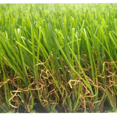 Sân cỏ nhân tạo 25 mm PE PP cho sân vườn phía trước